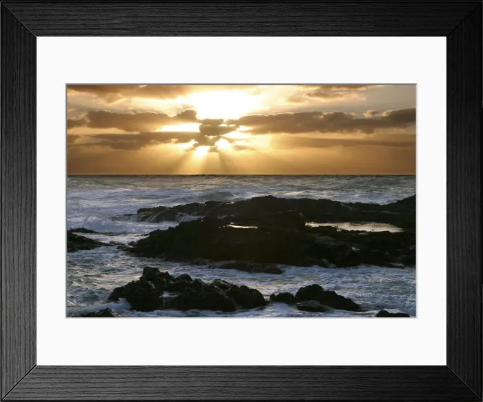 Framed Print : Seascape, Fuerteventura, Canary Islands