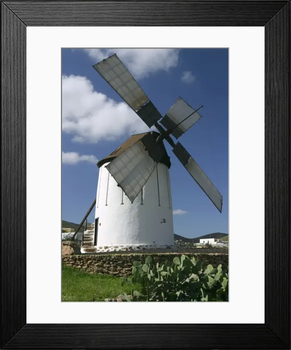 Framed Print : Windmill, Fuerteventura, Canary Islands Framed Print : Windmill, Fuerteventura, Canary Islands