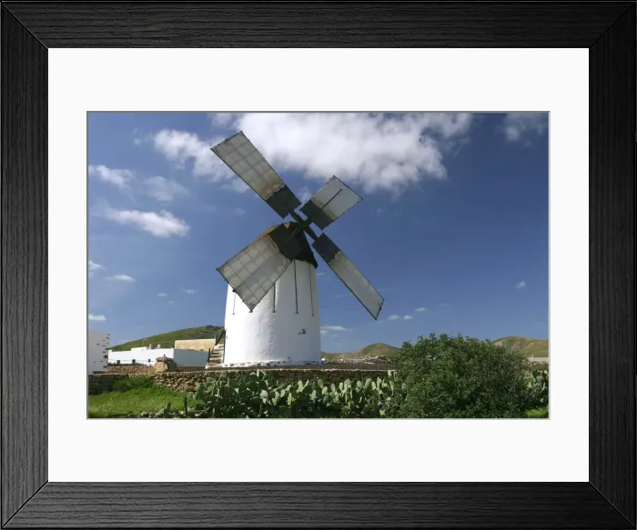 Framed Print : Windmill, Fuerteventura, Canary Islands Framed Print : Windmill, Fuerteventura, Canary Islands