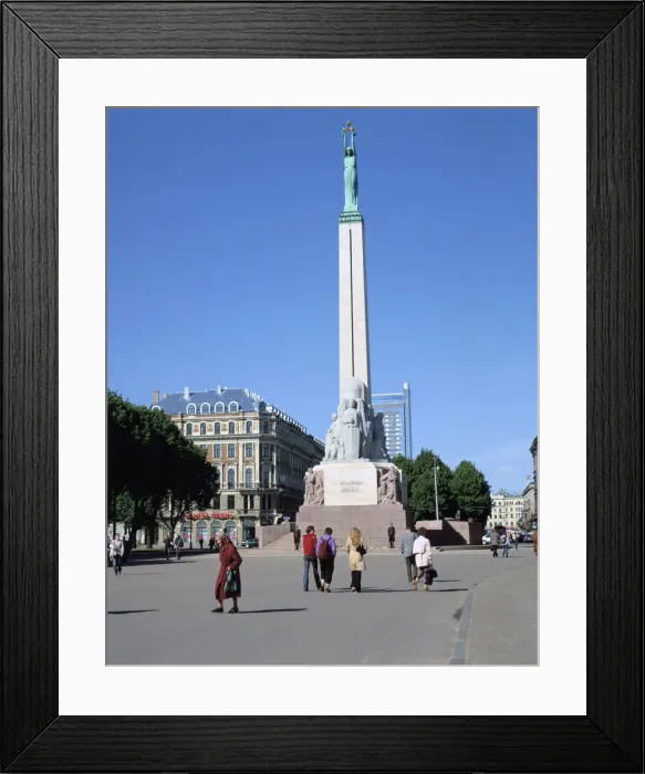 Framed Print : Freedom Monument, Riga, Latvia Framed Print : Freedom Monument, Riga, Latvia