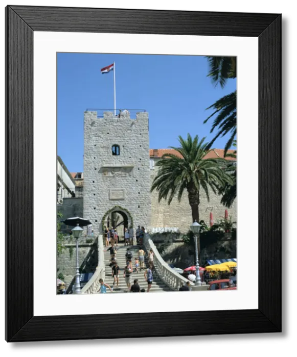 Framed Print : Land Gate, Korcula, Croatia Framed Print : Land Gate, Korcula, Croatia
