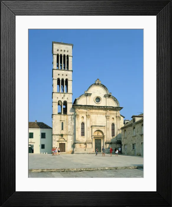 Framed Print : Hvar cathedral, Croatia Framed Print : Hvar cathedral, Croatia