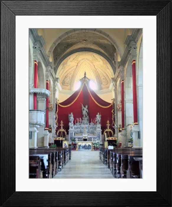 Framed Print : Interior of the Church of St Euphemia, Rovinj, Croatia Framed Print : Interior of the Church of St Euphemia, Rovinj, Croatia
