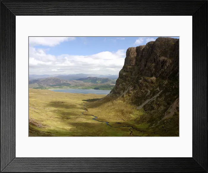 Framed Print : Applecross Peninsula and Loch Kishorn, Highland, Scotland