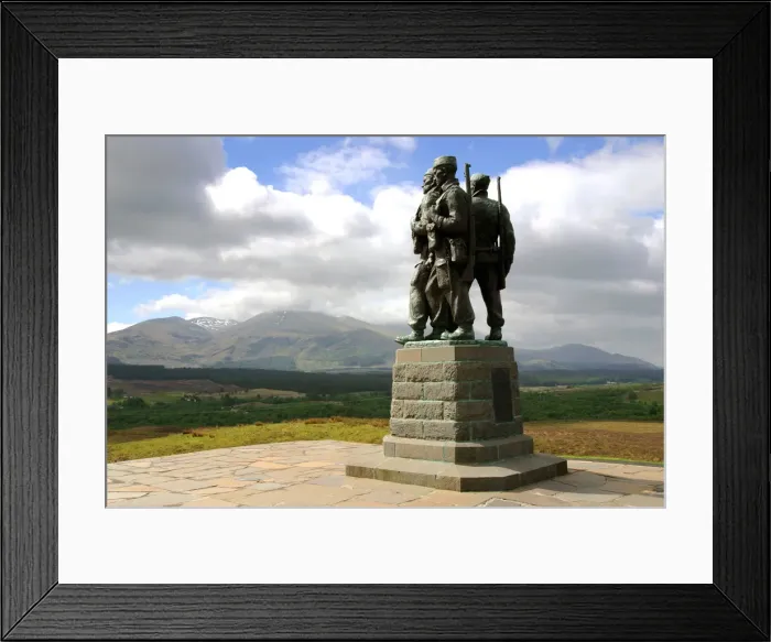 Framed Print : Commando Memorial, Spean Bridge, Highland, Scotland Framed Print : Commando Memorial, Spean Bridge, Highland, Scotland