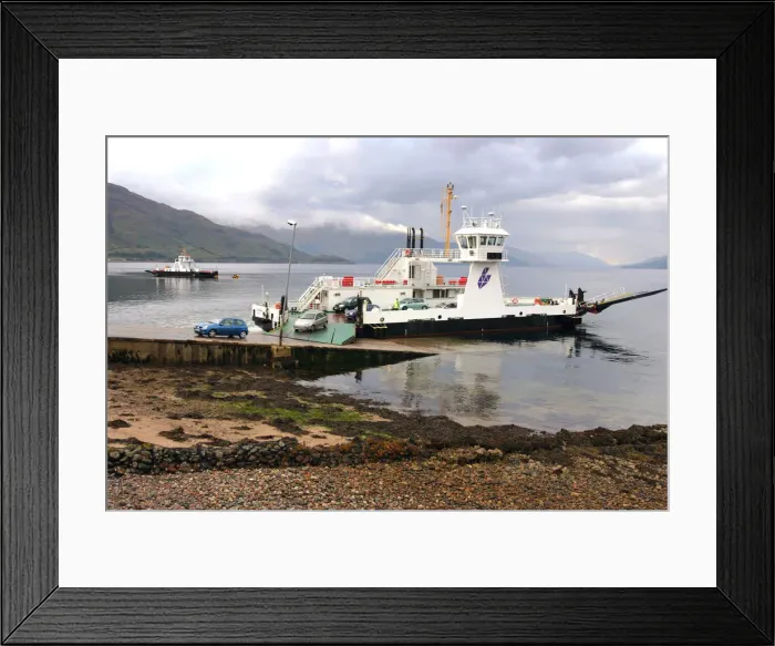 Framed Print : Corran Ferry, Loch Linnhe, Highland, Scotland Framed Print : Corran Ferry, Loch Linnhe, Highland, Scotland