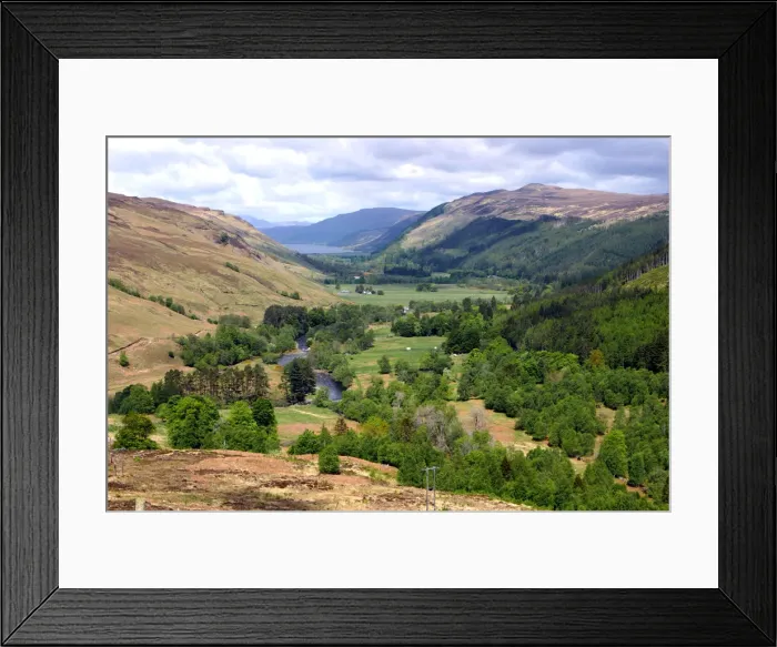 Framed Print : The valley above Loch Broom, Highland, Scotland Framed Print : The valley above Loch Broom, Highland, Scotland