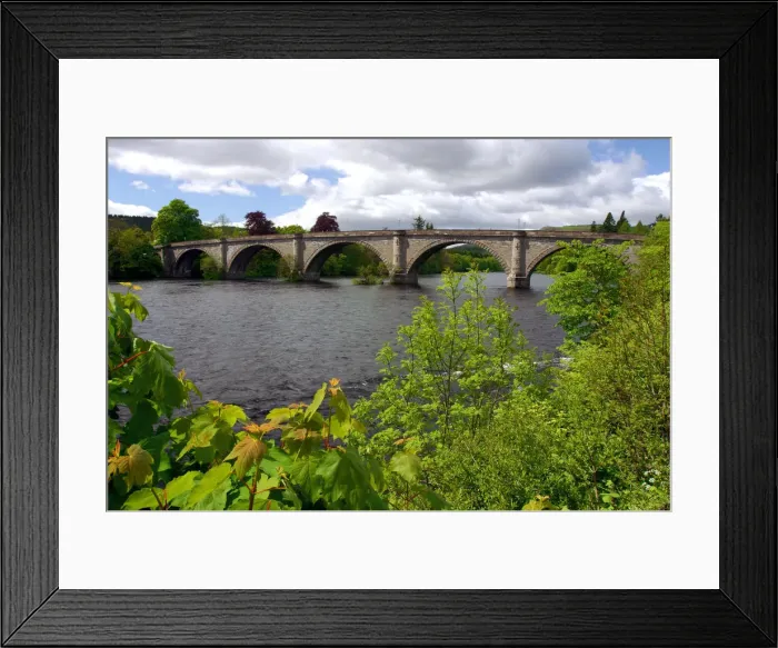 Framed Print : Tay Bridge, Dunkeld, Perthshire, Scotland Framed Print : Tay Bridge, Dunkeld, Perthshire, Scotland