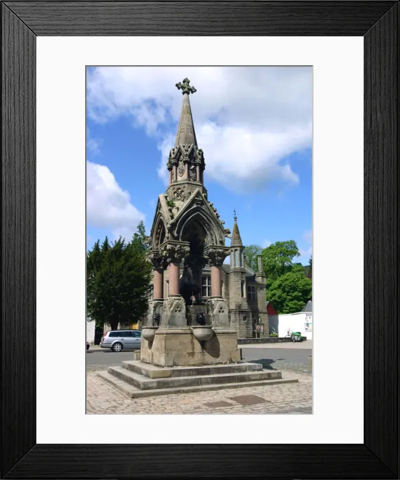Framed Print : The Atholl Memorial Fountain, Dunkeld, Perthshire, Scotland Framed Print : The Atholl Memorial Fountain, Dunkeld, Perthshire, Scotland