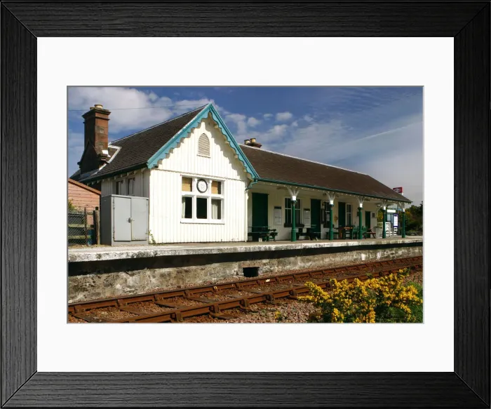 Framed Print : Plockton Railway Station, Highland, Scotland Framed Print : Plockton Railway Station, Highland, Scotland
