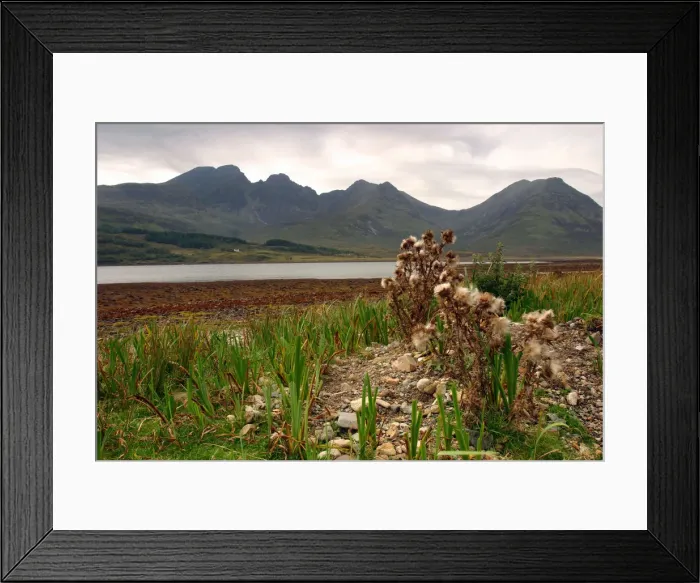 Framed Print : Bla Bheinn across Loch Slapin, Skye, Highland, Scotland Framed Print : Bla Bheinn across Loch Slapin, Skye, Highland, Scotland