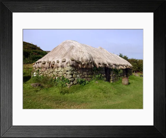 Framed Print : Black house, Colbost Folk Museum, Skye, Highland, Scotland Framed Print : Black house, Colbost Folk Museum, Skye, Highland, Scotland