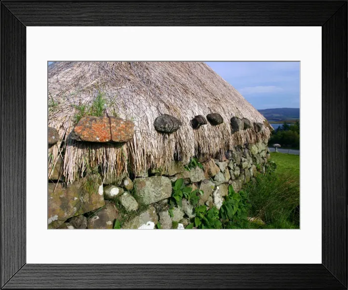 Framed Print : Black house, Colbost Folk Museum, Skye, Highland, Scotland Framed Print : Black house, Colbost Folk Museum, Skye, Highland, Scotland