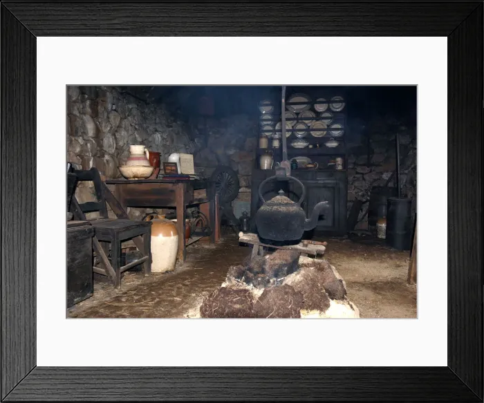 Framed Print : Black house, Colbost Folk Museum, Skye, Highland, Scotland Framed Print : Black house, Colbost Folk Museum, Skye, Highland, Scotland