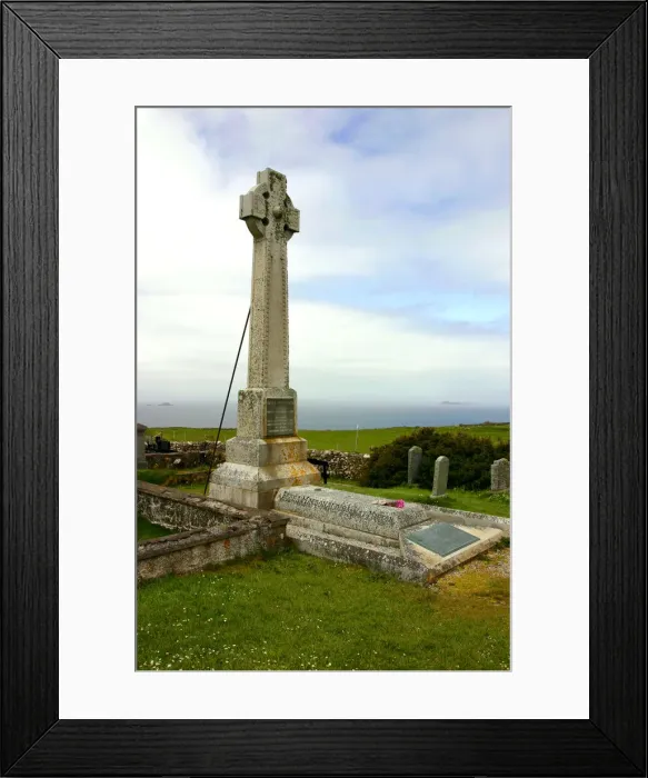 Framed Print : Flora MacDonalds memorial, Kilmuir Graveyard, Skye, Highland, Scotland Framed Print : Flora MacDonalds memorial, Kilmuir Graveyard, Skye, Highland, Scotland