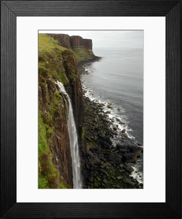 Framed Print : Kilt Rock and Mealt Falls, Skye, Highland, Scotland Framed Print : Kilt Rock and Mealt Falls, Skye, Highland, Scotland