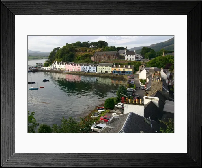 Framed Print : Portree, Isle of Skye, Highland, Scotland Framed Print : Portree, Isle of Skye, Highland, Scotland