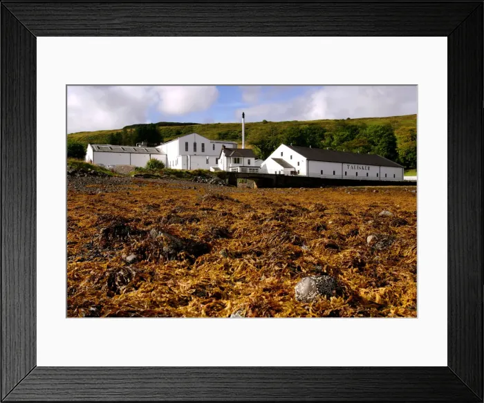 Framed Print : Talisker Distillery, Isle of Skye, Highland, Scotland Framed Print : Talisker Distillery, Isle of Skye, Highland, Scotland