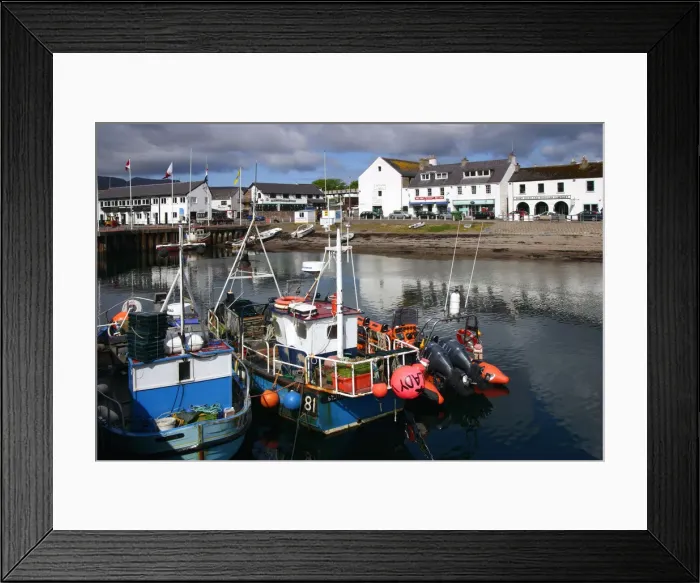 Framed Print : Fishing boats, Ullapool harbour, Highland, Scotland Framed Print : Fishing boats, Ullapool harbour, Highland, Scotland
