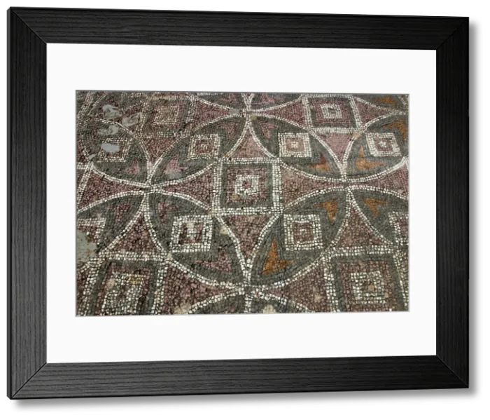 Framed Print : Mosaic floor, ruins of the Basilica of Ayia Trias, Famagusta, North Cyprus Framed Print : Mosaic floor, ruins of the Basilica of Ayia Trias, Famagusta, North Cyprus