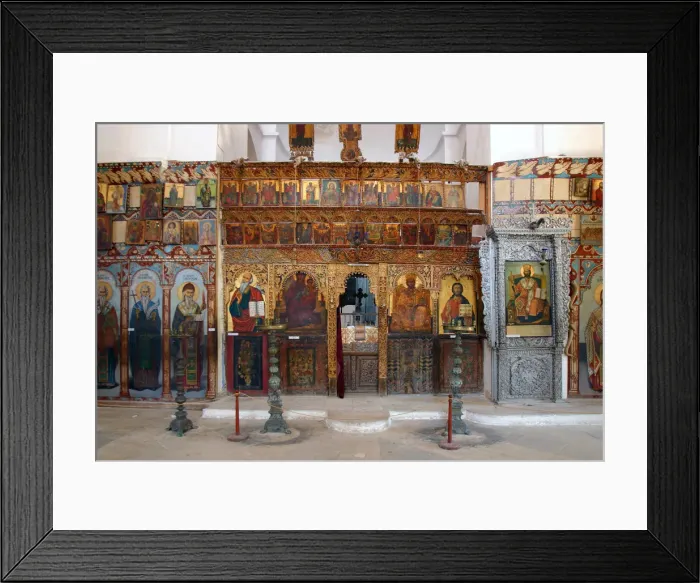 Framed Print : Interior of a monastery church, North Cyprus Framed Print : Interior of a monastery church, North Cyprus