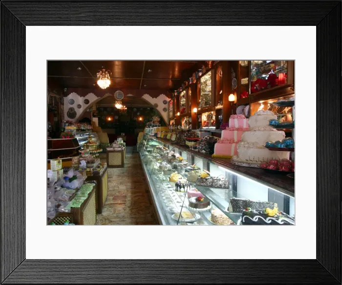 Framed Print : Sweet shop, North Cyprus Framed Print : Sweet shop, North Cyprus
