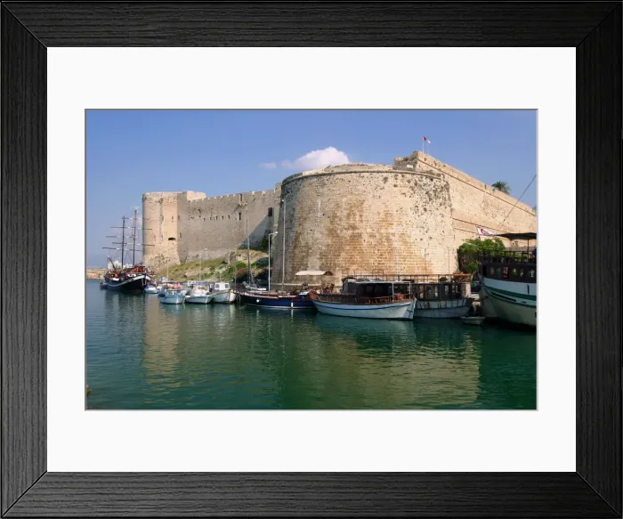 Framed Print : Harbour and castle, Kyrenia (Girne), North Cyprus Framed Print : Harbour and castle, Kyrenia (Girne), North Cyprus