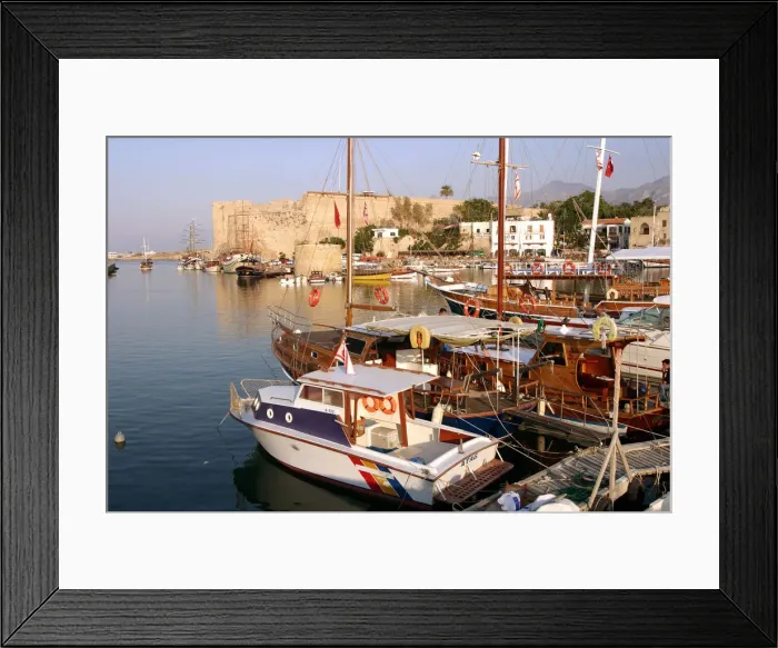 Framed Print : Harbour and castle, Kyrenia (Girne), North Cyprus Framed Print : Harbour and castle, Kyrenia (Girne), North Cyprus