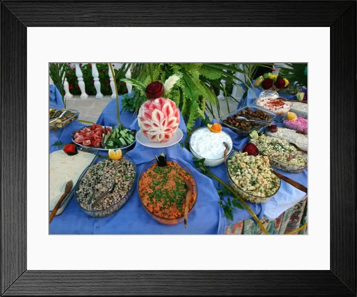 Framed Print : Meze, North Cyprus