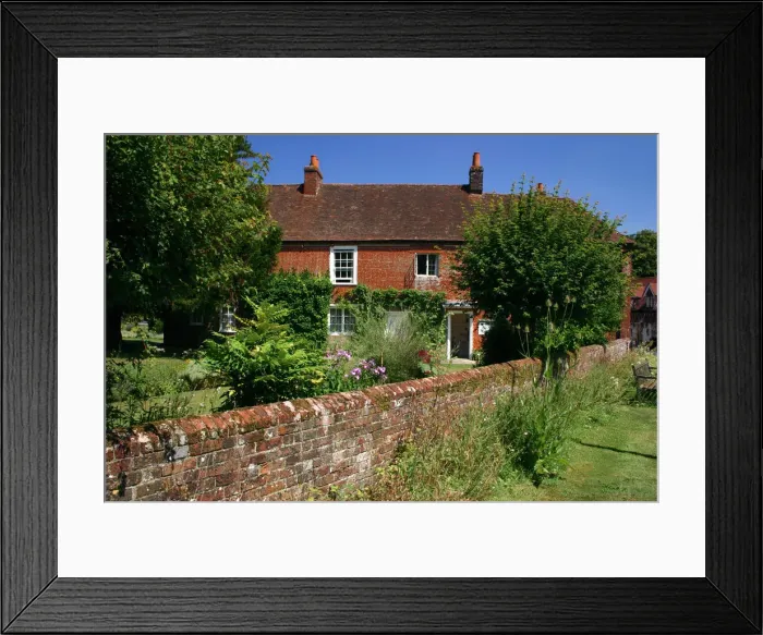 Framed Print : Jane Austens House, Hampshire, England Framed Print : Jane Austens House, Hampshire, England