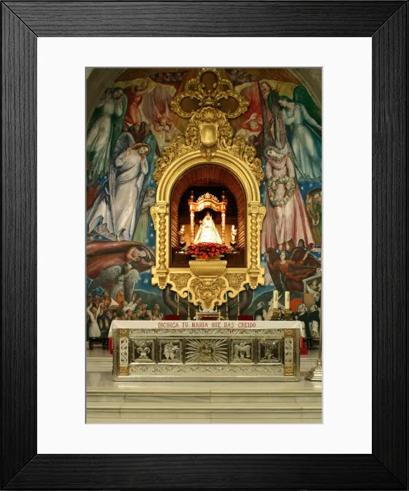 Framed Print : Inside Church, Candelaria, Tenerife, 2007 Framed Print : Inside Church, Candelaria, Tenerife, 2007