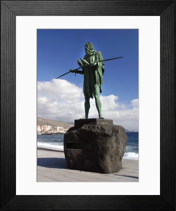 Framed Print : Guanche Statue, Candelaria, Tenerife, 2007 Framed Print : Guanche Statue, Candelaria, Tenerife, 2007