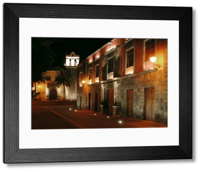 Framed Print : Street at night, Garachico, Tenerife, 2007 Framed Print : Street at night, Garachico, Tenerife, 2007