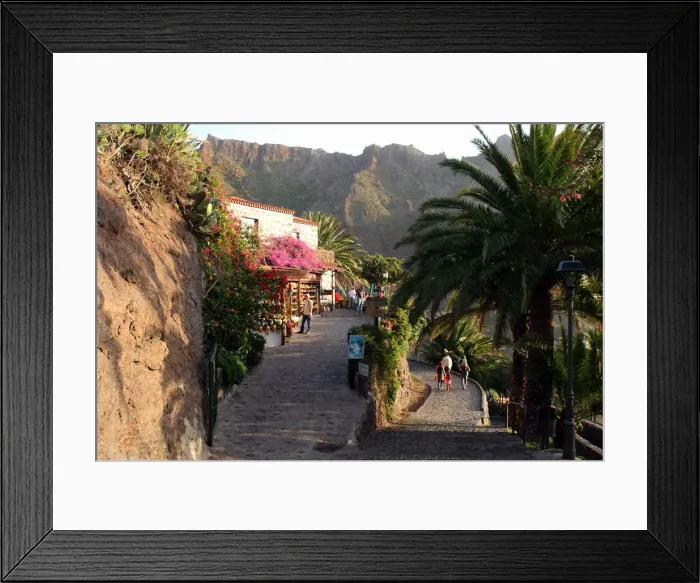 Framed Print : Street in Masca, Tenerife, Canary Islands, 2007 Framed Print : Street in Masca, Tenerife, Canary Islands, 2007
