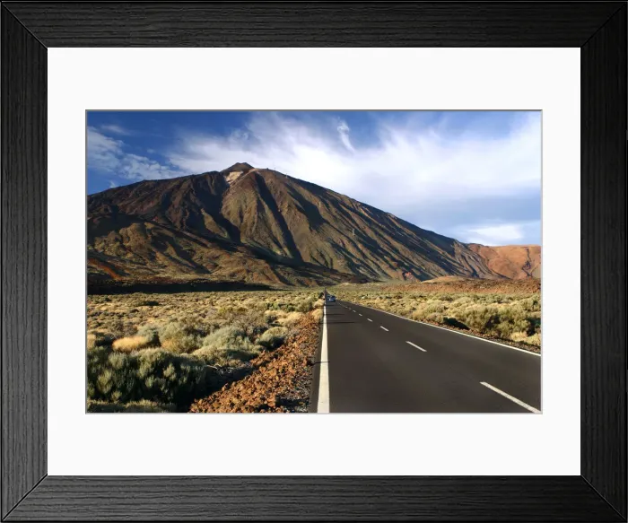 Framed Print : Road heading towards Mount Teide, Parque Nacional del Teide, Tenerife, Canary Islands, 2007 Framed Print : Road heading towards Mount Teide, Parque Nacional del Teide, Tenerife, Canary Islands, 2007