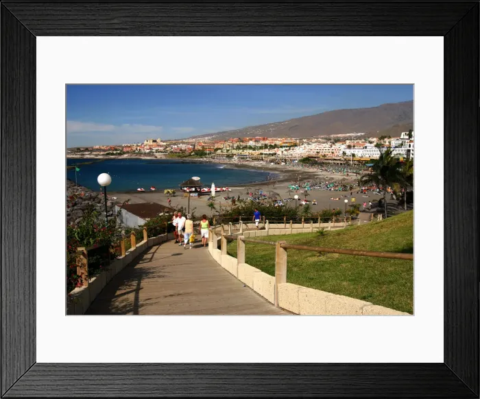 Framed Print : Playa de Torviscas beach, Playa de las Americas, Tenerife, Canary Islands, 2007 Framed Print : Playa de Torviscas beach, Playa de las Americas, Tenerife, Canary Islands, 2007