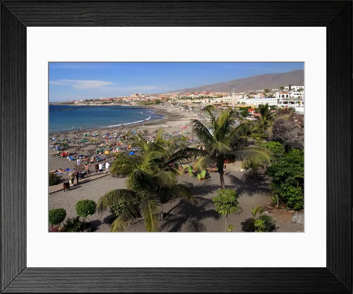 Framed Print : Playa de Torviscas beach, Playa de las Americas, Tenerife, Canary Islands, 2007 Framed Print : Playa de Torviscas beach, Playa de las Americas, Tenerife, Canary Islands, 2007