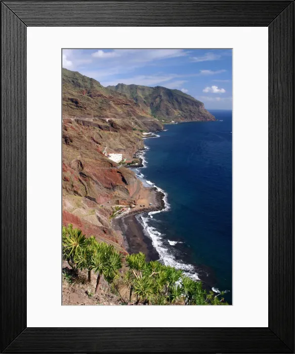 Framed Print : Anaga coastline, San Andres, Tenerife, Canary Islands, 2007 Framed Print : Anaga coastline, San Andres, Tenerife, Canary Islands, 2007