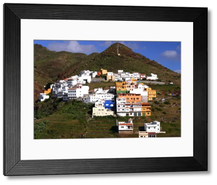 Framed Print : Houses above the town on a mountainside, San Andres, Tenerife, Canary Islands, 2007 Framed Print : Houses above the town on a mountainside, San Andres, Tenerife, Canary Islands, 2007
