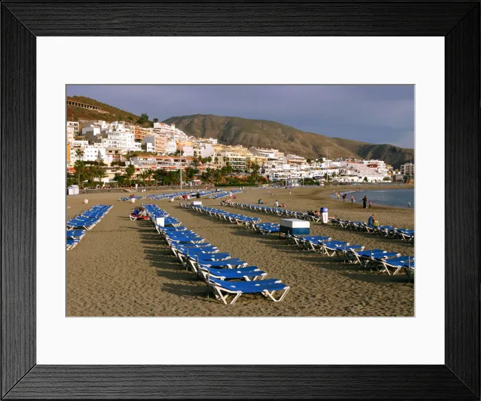 Framed Print : Playa de las Vistas, Los Cristianos, Tenerife, Canary Islands, 2007 Framed Print : Playa de las Vistas, Los Cristianos, Tenerife, Canary Islands, 2007