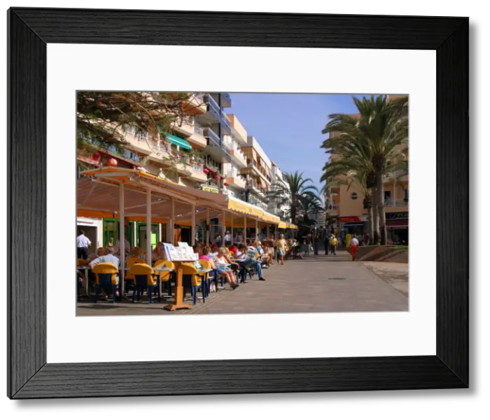 Framed Print : Restaurant, Los Cristianos, Tenerife, Canary Islands, 2007 Framed Print : Restaurant, Los Cristianos, Tenerife, Canary Islands, 2007