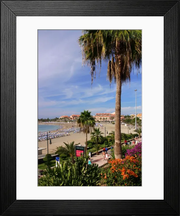 Framed Print : Playa de las Vistas, Los Cristianos, Tenerife, Canary Islands, 2007 Framed Print : Playa de las Vistas, Los Cristianos, Tenerife, Canary Islands, 2007