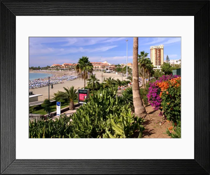 Framed Print : Playa de las Vistas, Los Cristianos, Tenerife, Canary Islands, 2007 Framed Print : Playa de las Vistas, Los Cristianos, Tenerife, Canary Islands, 2007