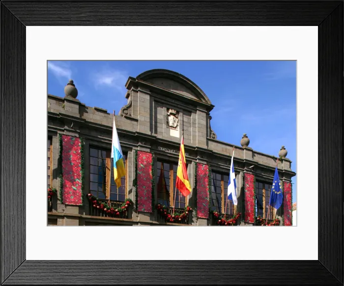 Framed Print : Town Hall, La Laguna, Tenerife, Canary Islands, 2007 Framed Print : Town Hall, La Laguna, Tenerife, Canary Islands, 2007