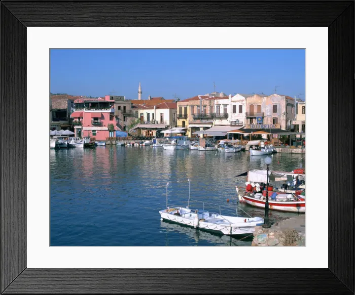 Framed Print : Old Harbour, Rethymnon, Crete, Greece Framed Print : Old Harbour, Rethymnon, Crete, Greece
