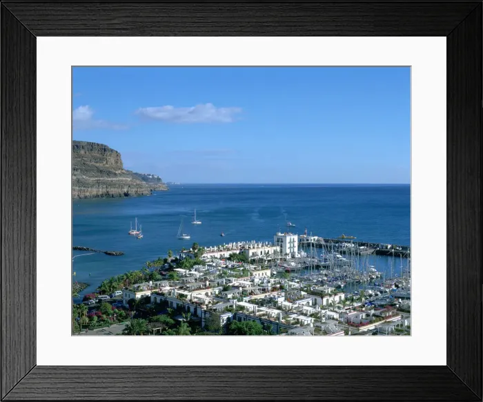 Framed Print : Puerto de Mogan, Gran Canaria, Canary Islands
