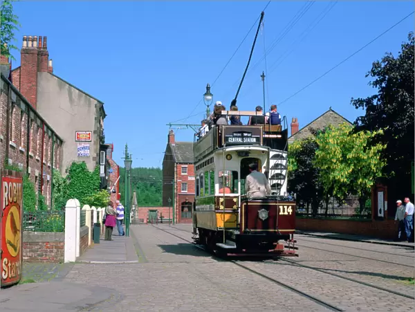 Tram, Beamish Museum, Stanley, County Durham