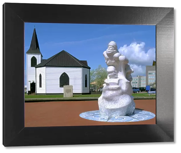 Norwegian Church and Antarctic 100 Memorial, Waterfront Park, Cardiff, Wales