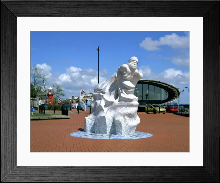 Framed Print : Antarctic 100 Memorial, Waterfront Park, Cardiff, Wales Framed Print : Antarctic 100 Memorial, Waterfront Park, Cardiff, Wales