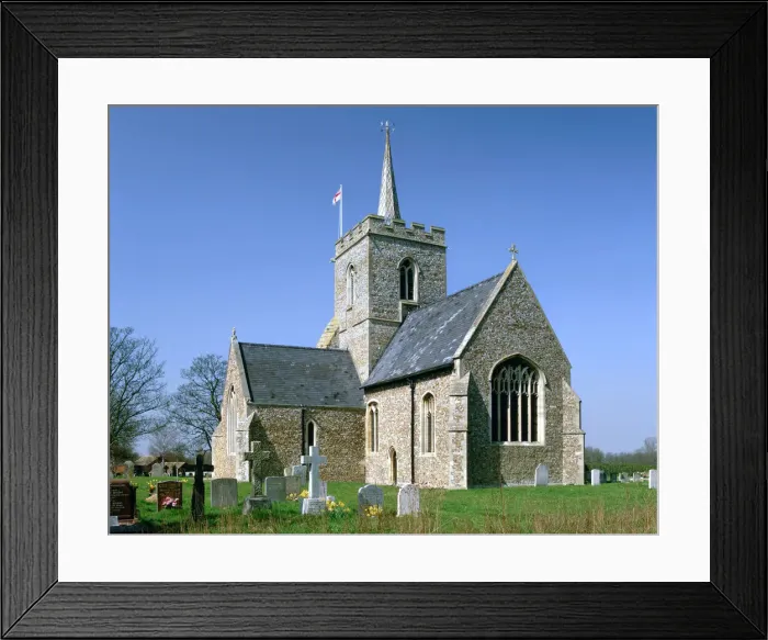 Framed Print : Thriplow Church, Cambridgeshire Framed Print : Thriplow Church, Cambridgeshire